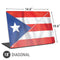 Puerto Rico Flag Universal Laptop 18in (14.6 x 10.6in) Skin